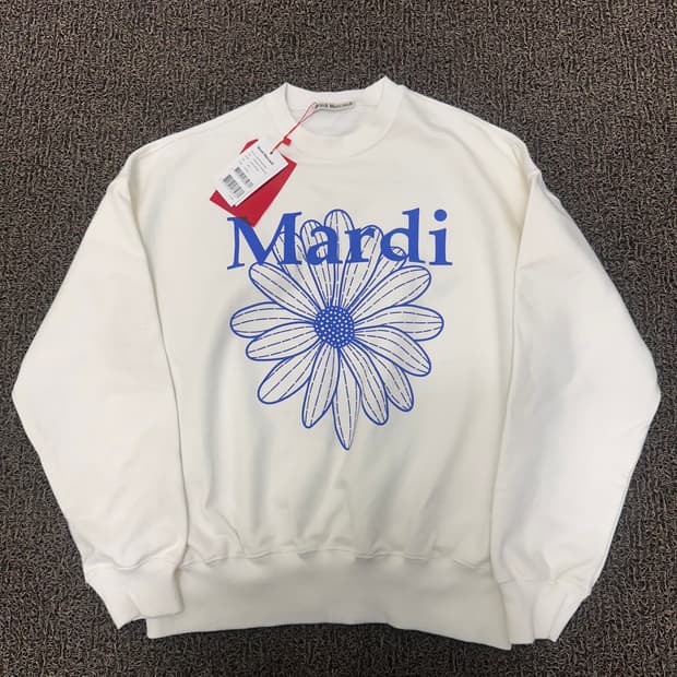 [새상품] 마르디 메크르디 플라워 맨투맨 아이보리 F