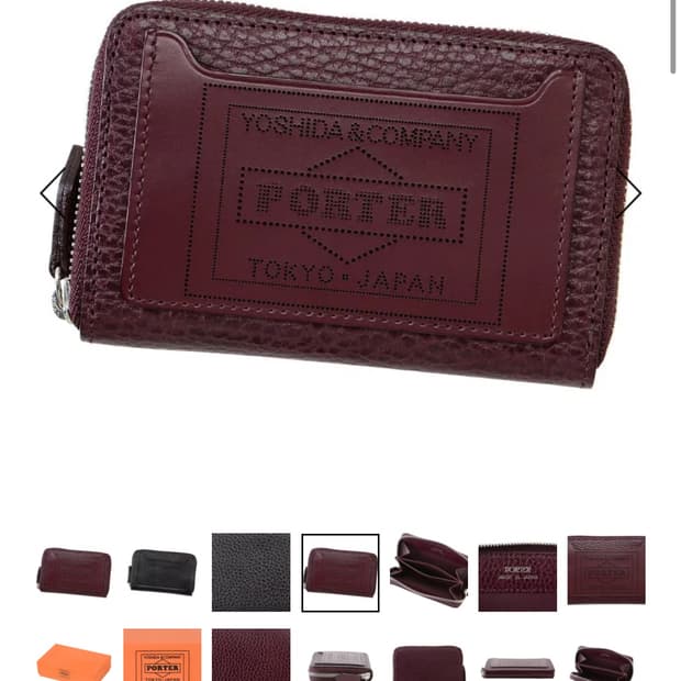 Porter 포터 글레이즈 지갑