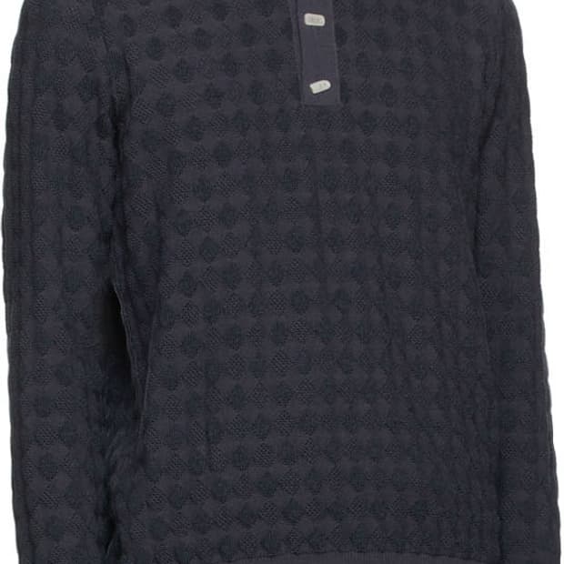 Namacheko diamond polo knit (blue)