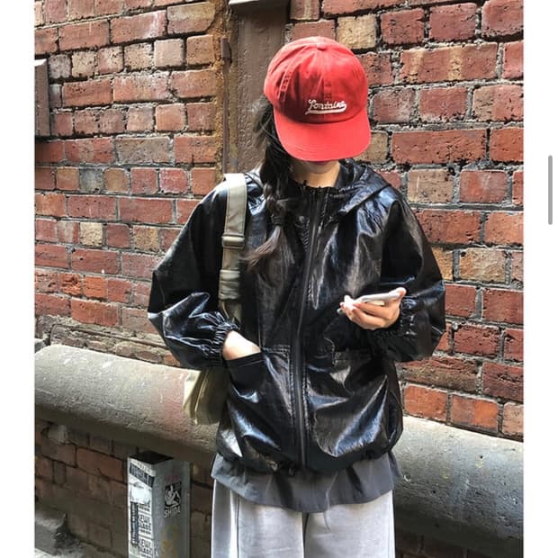 오디너리먼트 후드 자켓 블랙