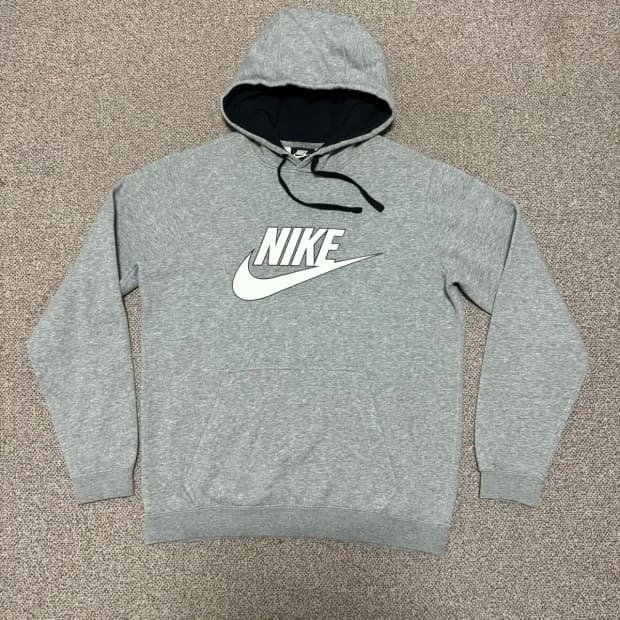 L 나이키 빅로고 후드티