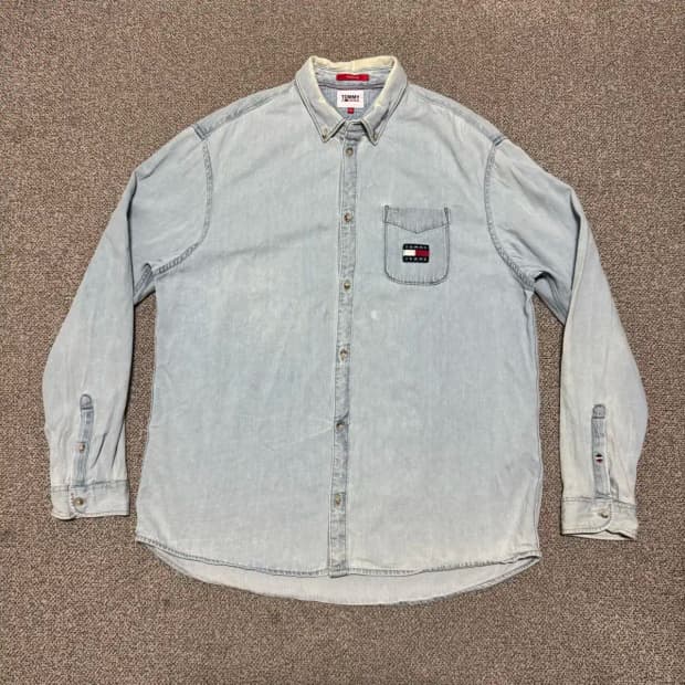 XXL 타미진스 데님 셔츠