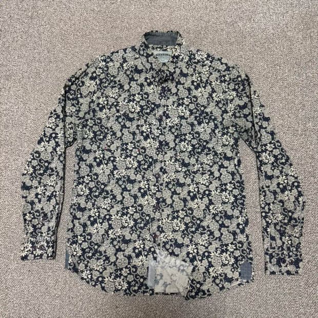 L 프리즘웍스 플라워 패턴 셔츠 남방