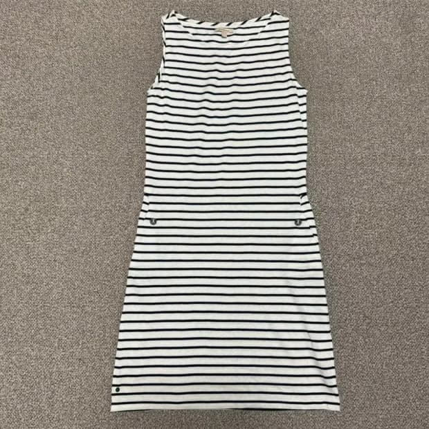 85 바버 스트라이프 민소매 원피스