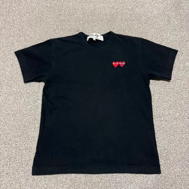 M 꼼데가르송 더블와펜 반팔