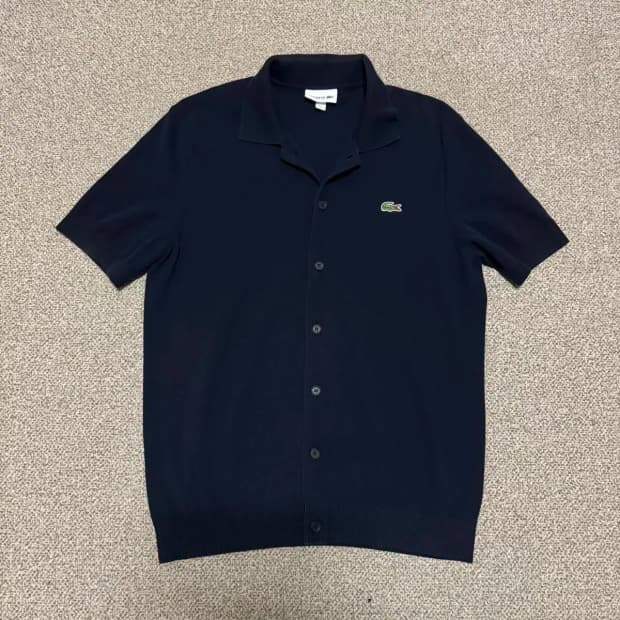 3 라코스테 니트 반팔 가디건