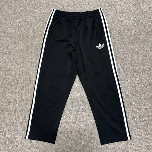 90 아디다스 파이어버드 트랙팬츠 검흰