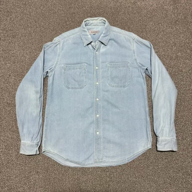 48 솔리드옴므 데님 셔츠