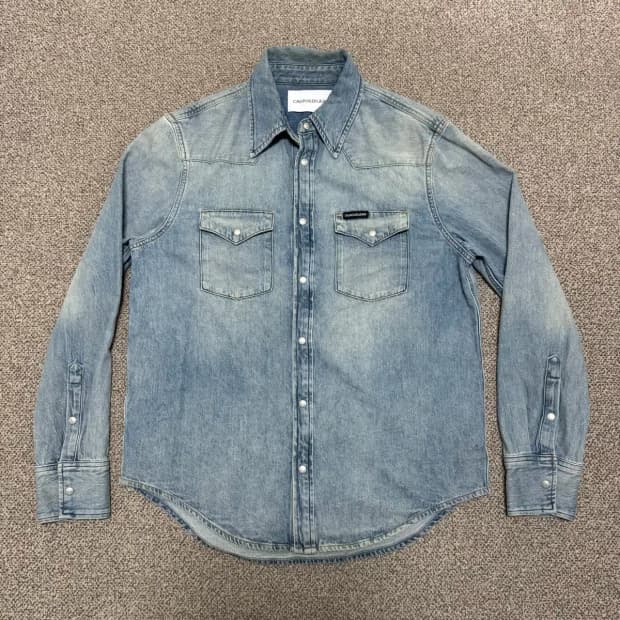 M 캘빈클라인 데님 셔츠