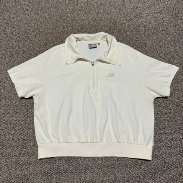 90 뉴발란스 반집업 반팔