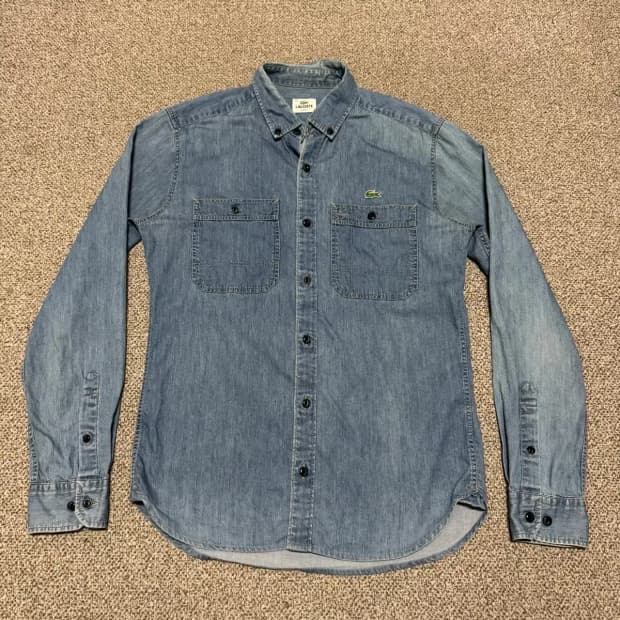 38 라코스테 데님 셔츠