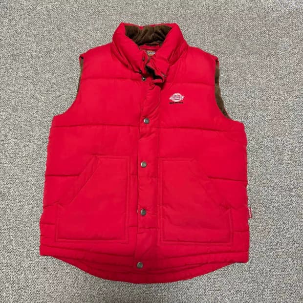 S 디키즈 조끼 패딩