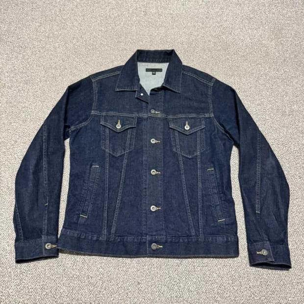 L 유니클로 데님 자켓