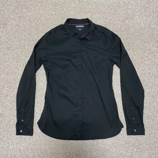 8 타미힐피거 블랙 셔츠