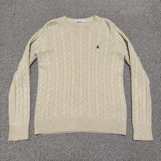 90 빈폴 케이블 울 니트