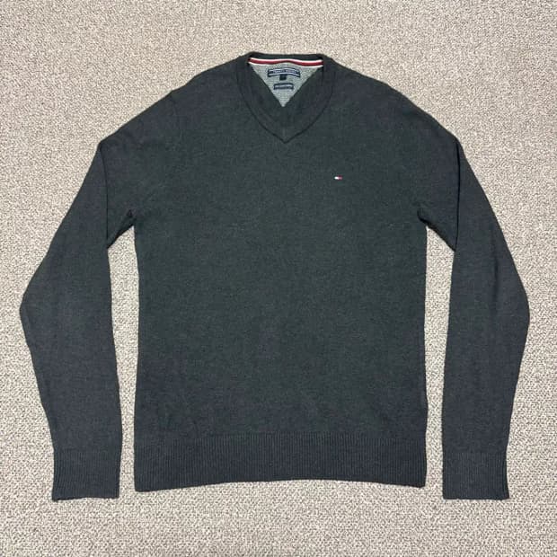 S 타미힐피거 피마코튼 캐시미어 니트