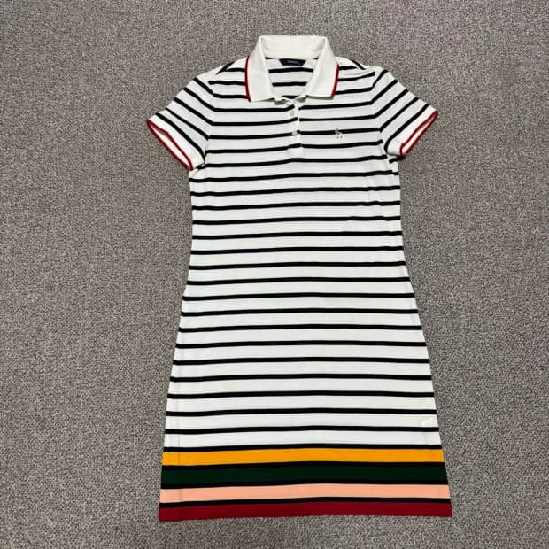 85 헤지스 스트라이프 원피스 여성