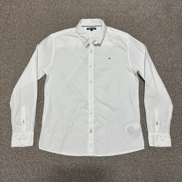 164 타미힐피거 화이트 셔츠