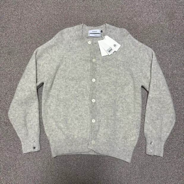 XL 니티드 쉐기독 울 가디건