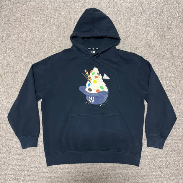 XL 뉴에라 양키스 아이스크림 후드티