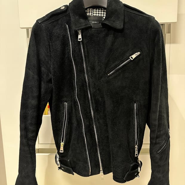 1 piu 1 uguale 3 스웨이드라이더자켓