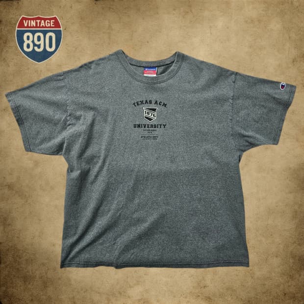 [L] Champion 챔피온 90s 빈티지 텍사스 반팔티