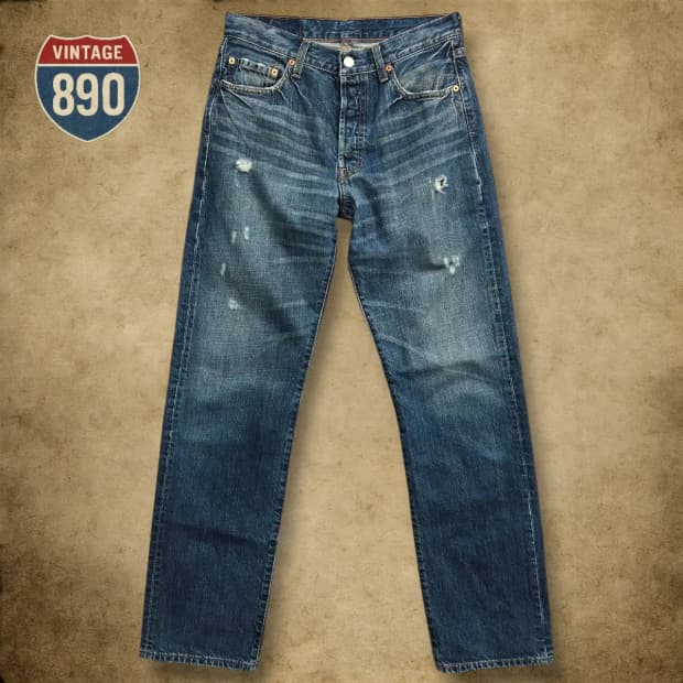 [30] LEVIS 리바이스 501 데님 데미지 중청바지