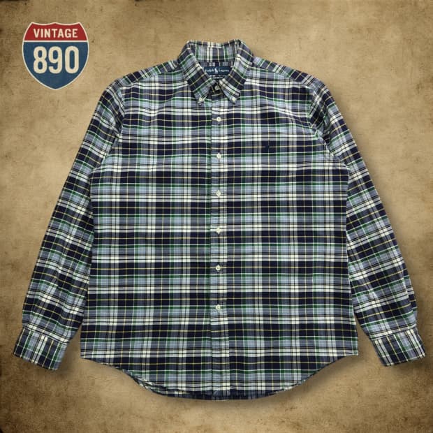 [L] POLO 폴로랄프로렌 블레이크핏 체크셔츠