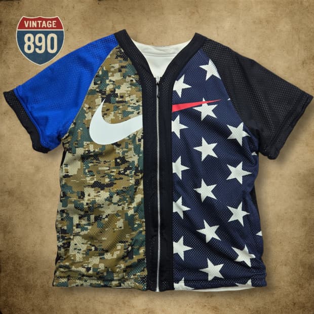 [L] NIKE 나이키 NRG 리버시블 베이스볼 져지 자켓