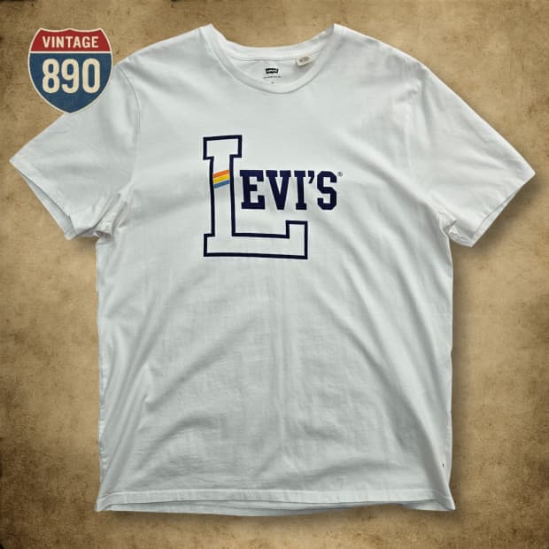 [XL] LEVIS 리바이스 빈티지로고 반팔티