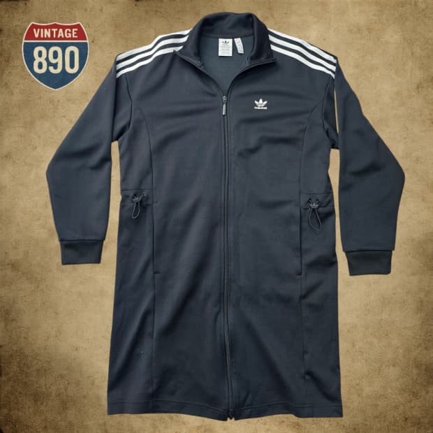 [M] adidas 아디다스 롱 트랙탑 져지 원피스