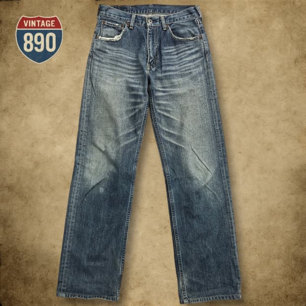 [29] LEVIS 리바이스 503 일본판 데미지 데님 청바지