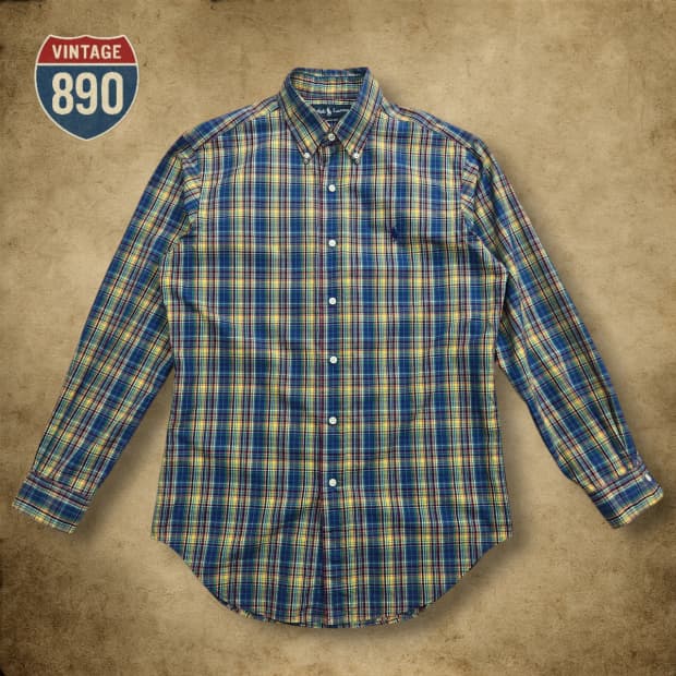 [S] Ralph Lauren 랄프로렌 멀티체크 클래식핏 셔츠