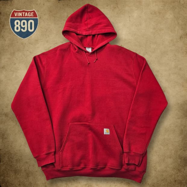 [L] carhartt 칼하트 K121 90s 빅사이즈 기모 후드티