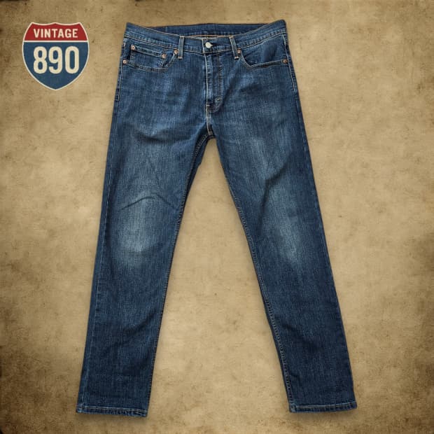 [W34 L32] Levi's 리바이스 502 데님 청바지