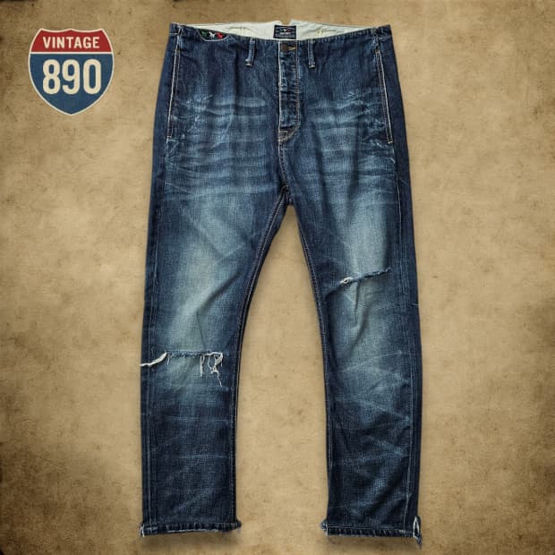 [33] JEAN's WEST 진스웨스트 신치백 데님 청바지