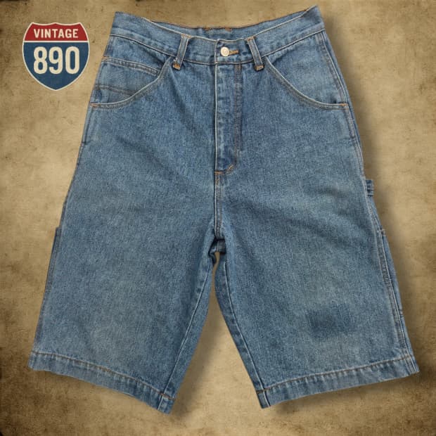 [28] NIKE 90S 나이키 카펜터 버뮤다 데님팬츠