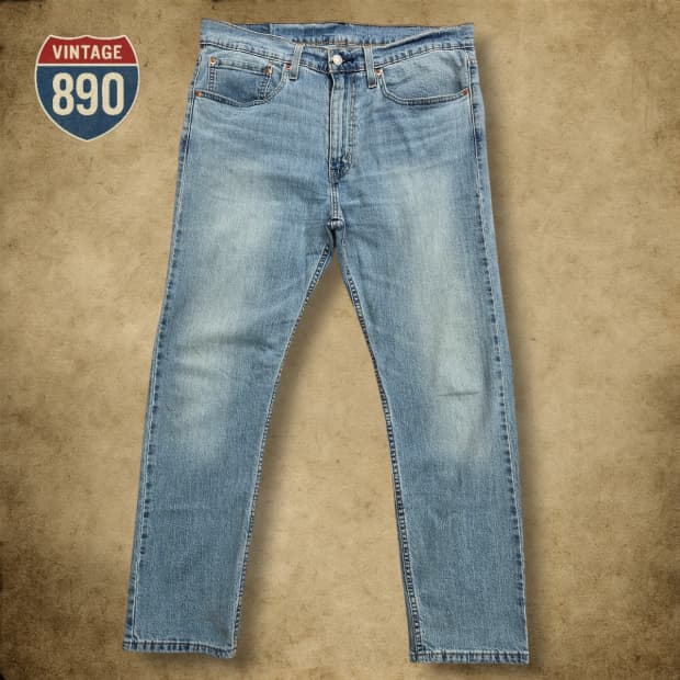 [32] LEVIS 리바이스 502 데님 연청바지
