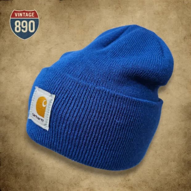 [OS] Carhartt 칼하트 15FW A18 니트 커브드 비니