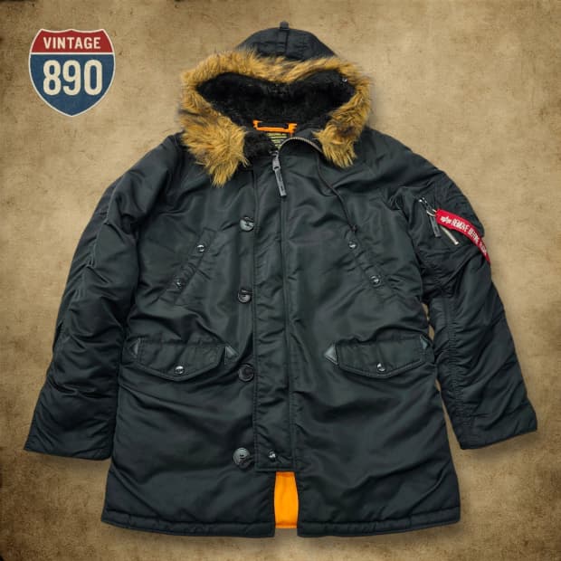 [M] Alpha 알파인더스트리 N-3B 야상 파카 점퍼