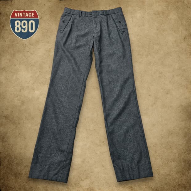 [32] customellow 커스텀멜로우 모직 슬랙스