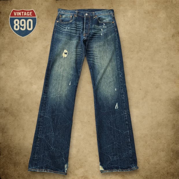 [32] Levi's 리바이스 501 데님 팬츠 청바지