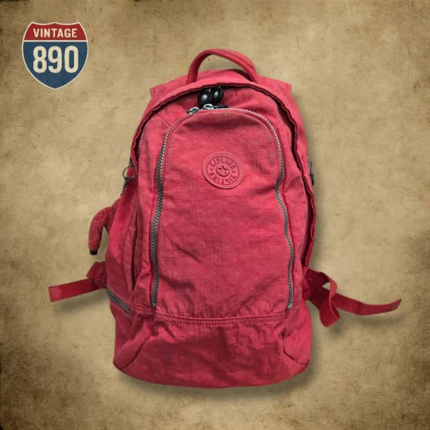 KIPLING 키플링 y2k 핑크 백팩