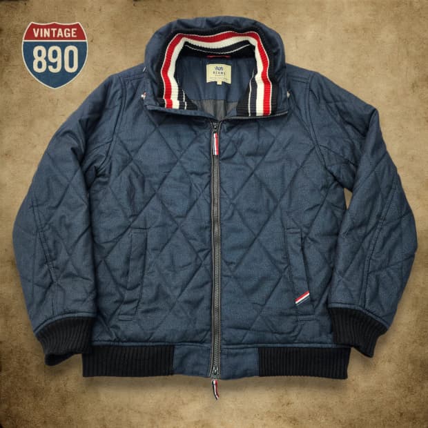 [L] BEAMS HEART 빔즈하트 퀼팅 자켓