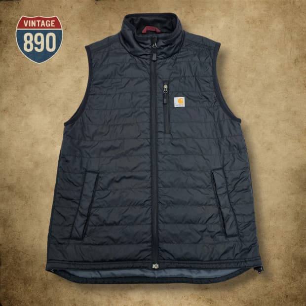 [L] carhartt 칼하트 레인디펜더 길리엄 패딩 조끼