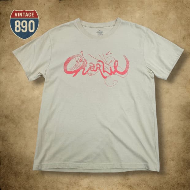 [XL] 찰리 푸스 월드 투어 밴드 반팔 티셔츠