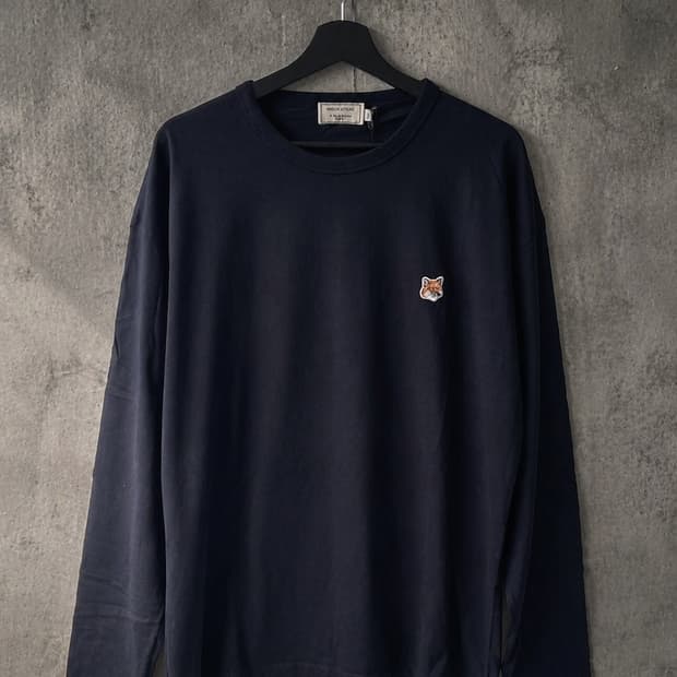 메종키츠네 폭스헤드 롱슬리브