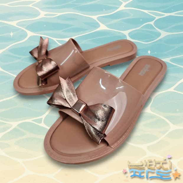 240 malissa 멜리사 소울 2 슬라이드 핑크 슬리퍼 샌들