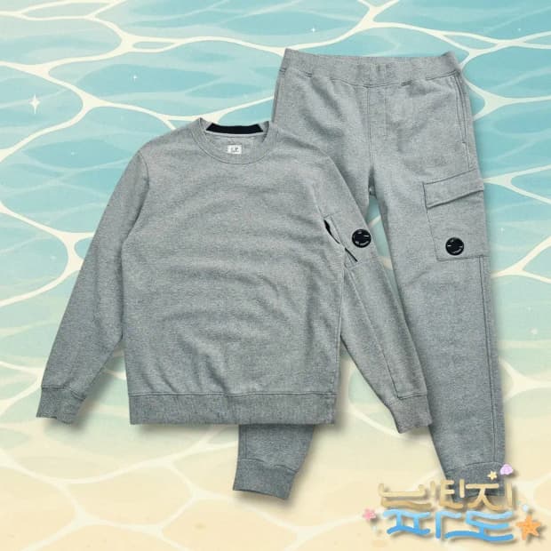 L CP컴퍼니 21SS 다이애그널 레이즈드 플리스 렌즈 셋업