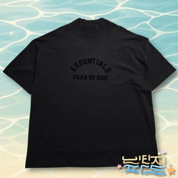 XL 에센셜 피어오브갓 24SS 헤비 숏슬리브 티셔츠